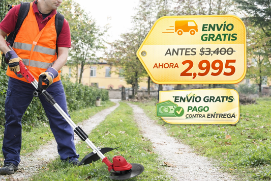 Desbrozadora Eléctrica Inalámbrica Multifuncional